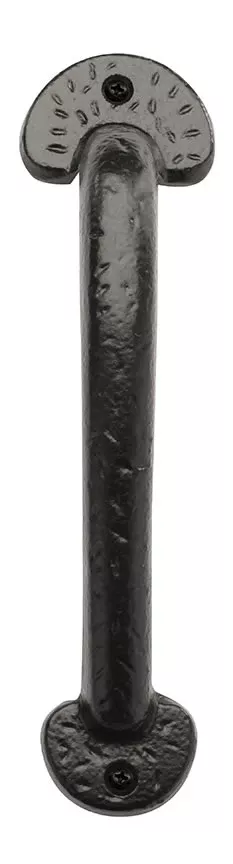 9″ Colonial Bean End Pull Handle, Iron – Traditional Style, Multiple Finishes