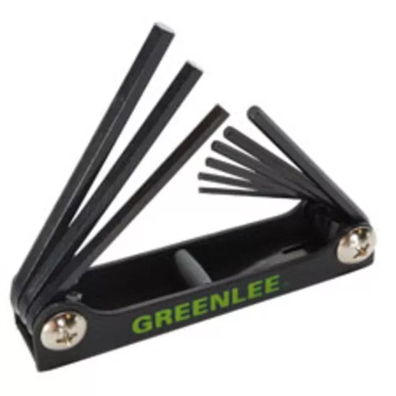 9-Piece Folding Hex Key Set By Greenlee 0254-11
