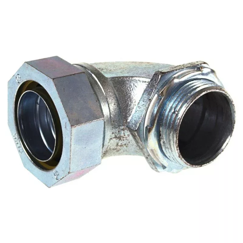 90° Liquidtight Connector 1-1/4″ Trade Size. 114LT90CN