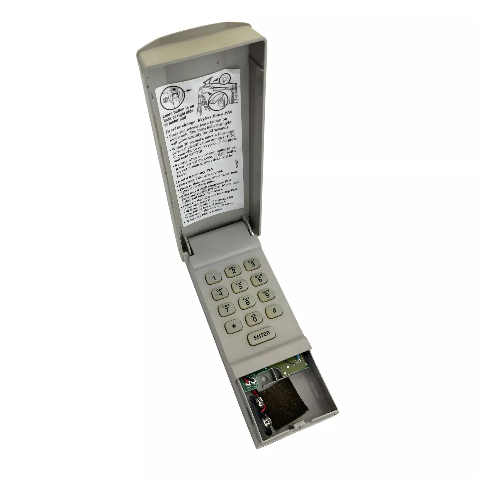 976LM OEM LiftmasterSecurity + Wireless Entry Garage Keyless Keypad INCOMPLETE