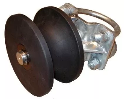 Accura Precision 30830 Nylon Cantilever Gate Roller w/ Cover - 2-3/8" Gate Frame, 4" Round Post