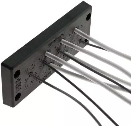 AerosUSA 1732013418 DES-PDM 24/17B Cable Entry Plate, 17 Entries, w/ Internal Frame