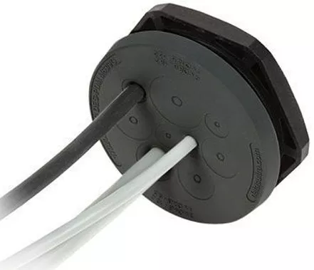 AerosUSA 1732037336 DES-PDM M63/35B Circular Cable Entry Plate, 35 Entries