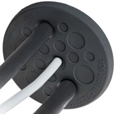 AerosUSA 1732066010 DES-PMM 50/9B Circular Cable Entry Plate, 9 Entries