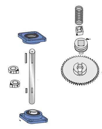 All-O-Matic 40NPX325 DRIVE SHAFT SPROCKET CHAIN