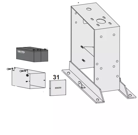 All-O-Matic BTB-300 BATTERY BOX
