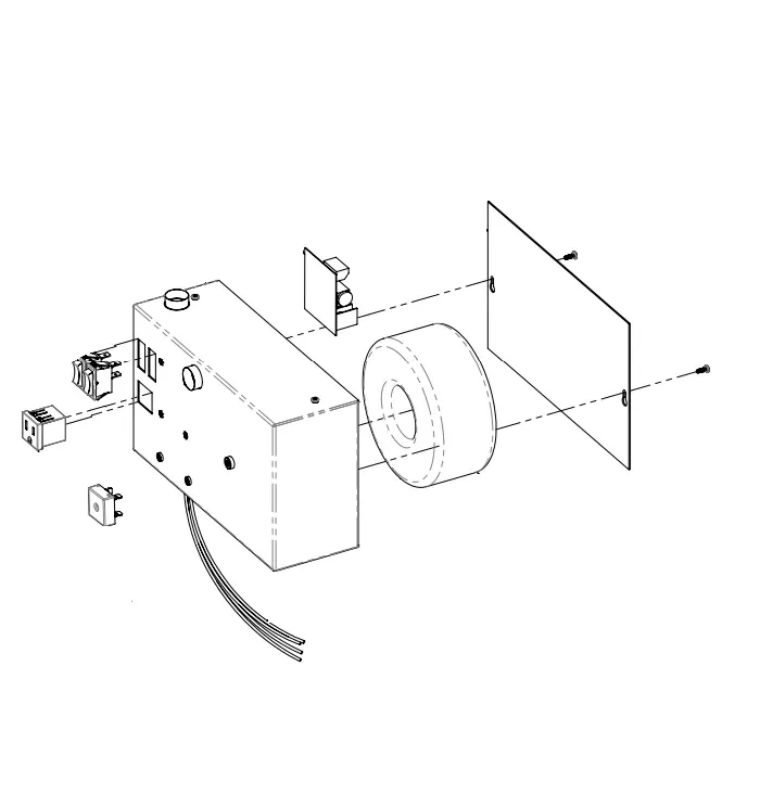 All-O-Matic PSB-AY325 POWER SUPPLY BOX ASSEMBLY