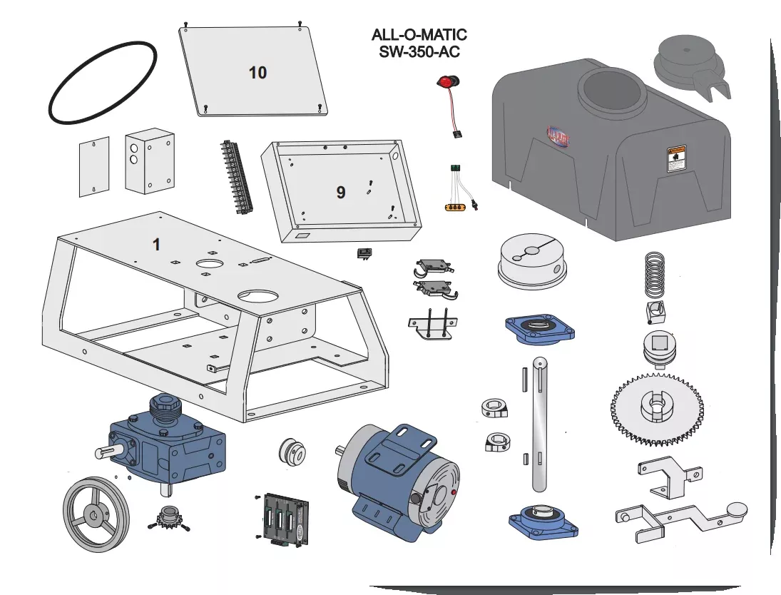 All-O-Matic QRA-RD300 QUICK RELEASE ARM