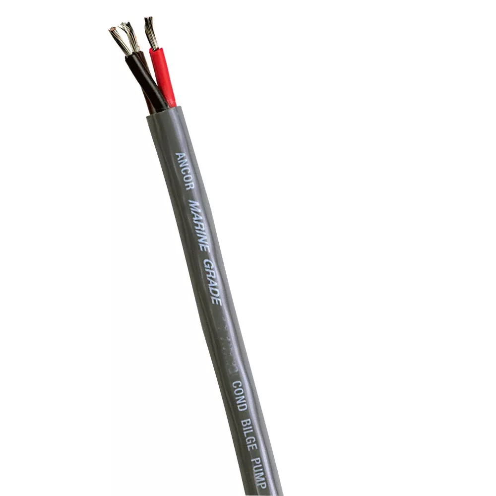 Ancor Bilge Pump Cable – 14/3 STOW-A Jacket – 3x2mm – 100′ [156410]