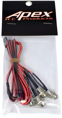 APEX 90121/10 4 LED UNIVERSAL HEAD AND TAIL LIGHT KIT W/ BEZELS