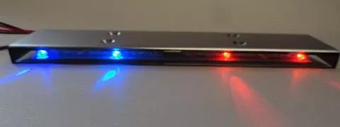 APEX 9015RB1/10 16 LED POLICE LIGHT BAR W/ 9 SELECTABLE MODES