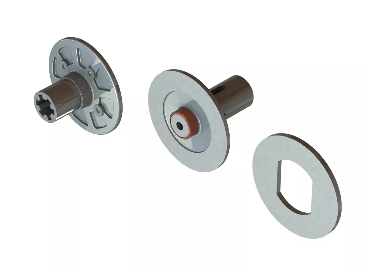 ARRMA 310946 SLIPPER PLATE & HUB SET