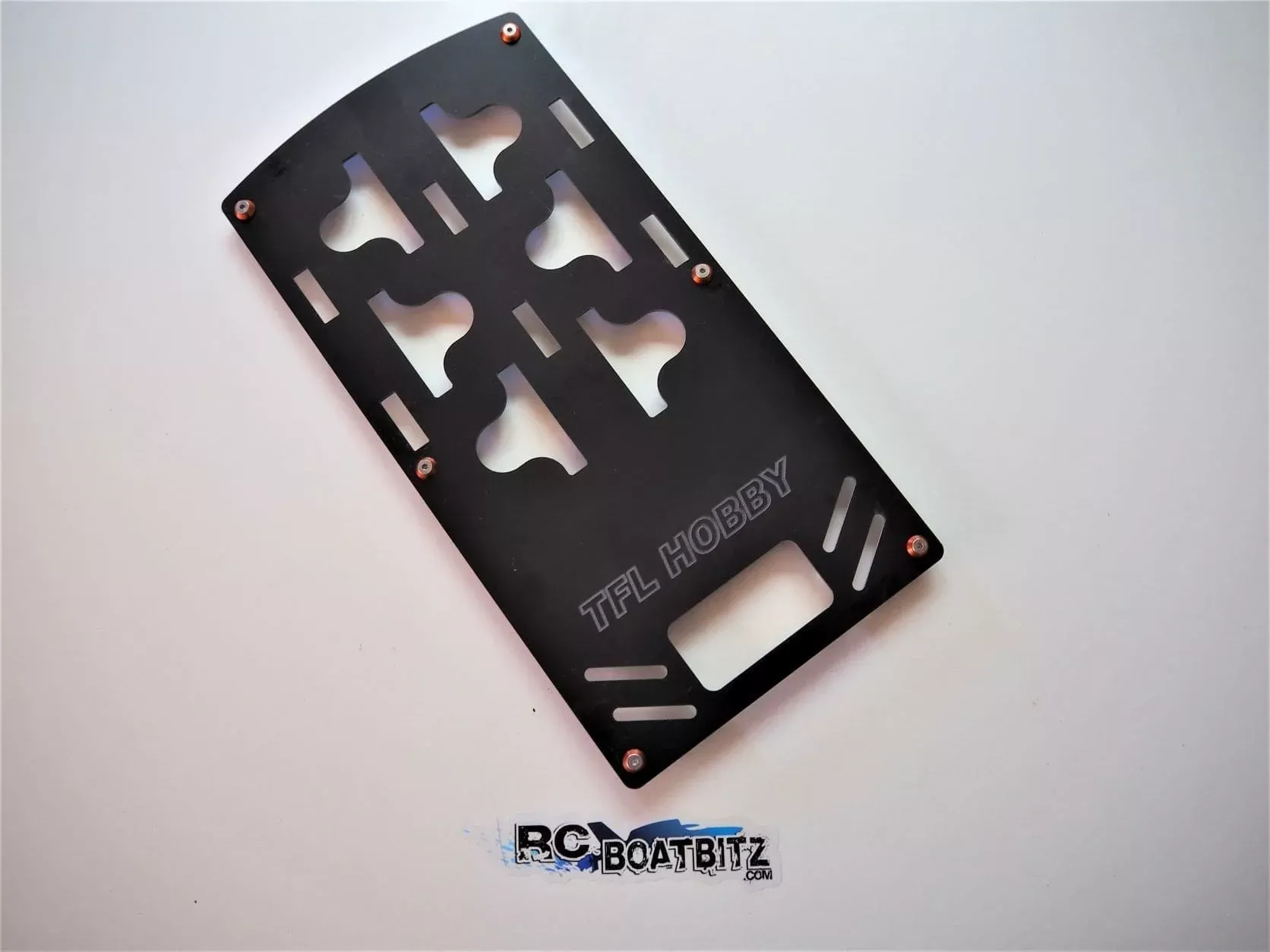 Battery/ESC tray with servo mount Large 858B16 C/F
