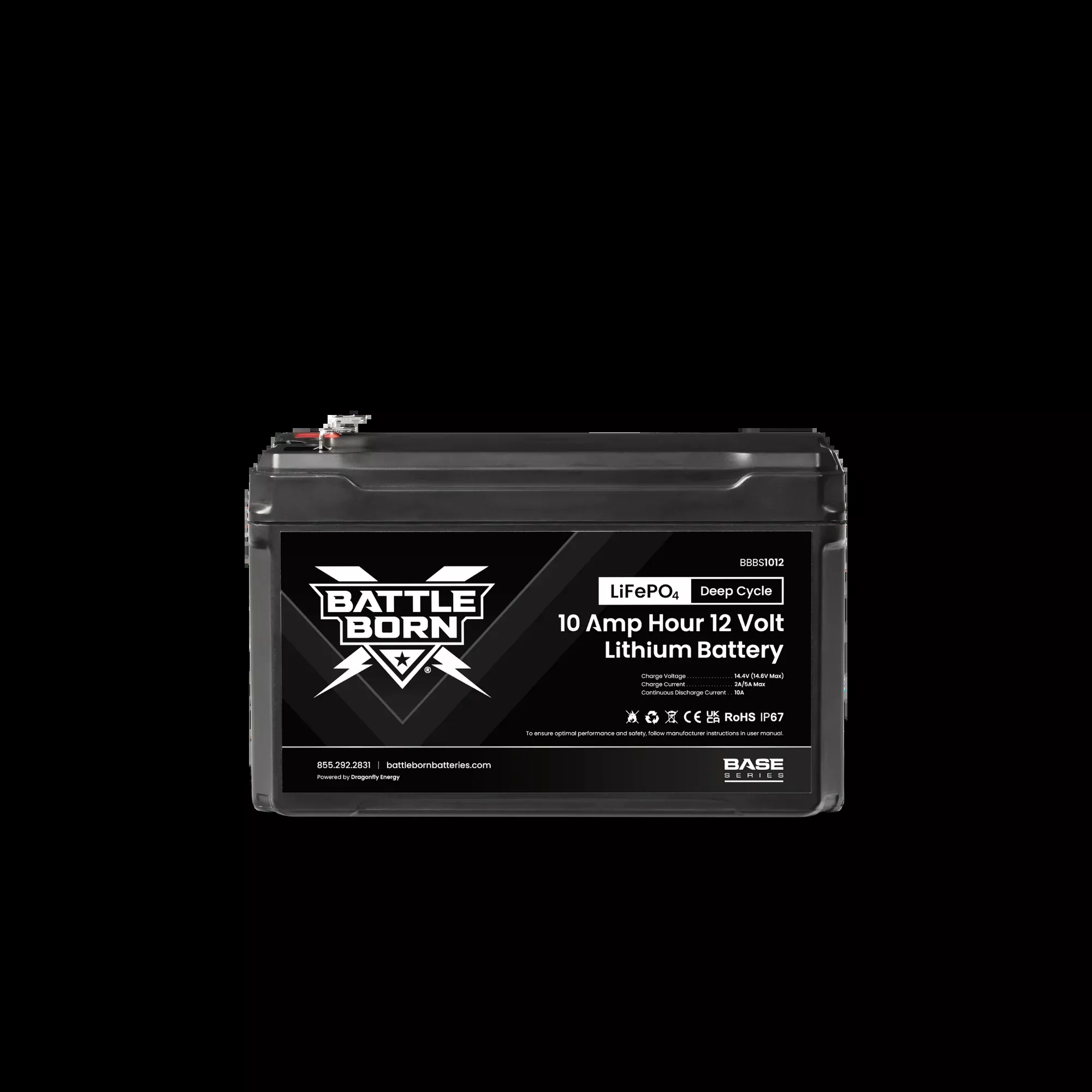 Battle Born 10Ah 12V LiFePO4 Deep Cycle Battery | Base Series