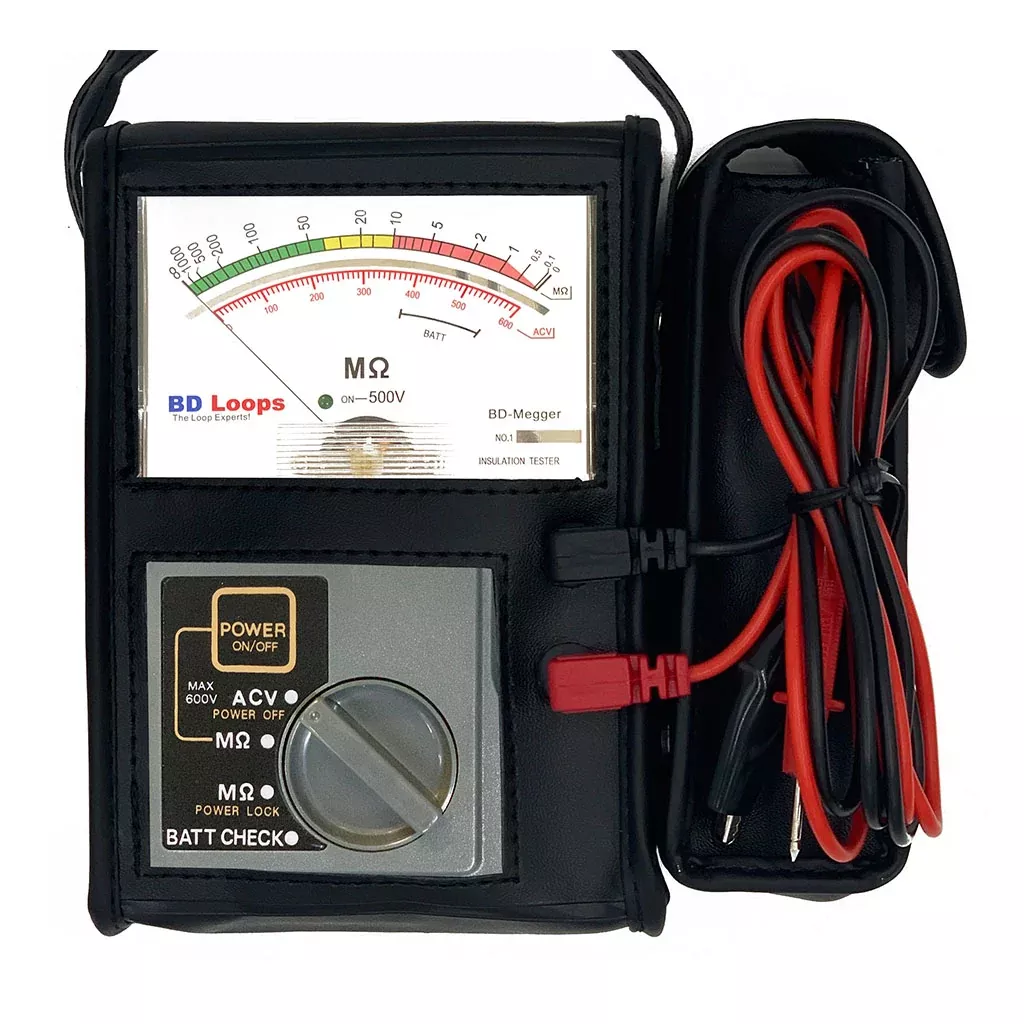 BD Loops BD-Megger Analog Megohmmeter Loop Tester