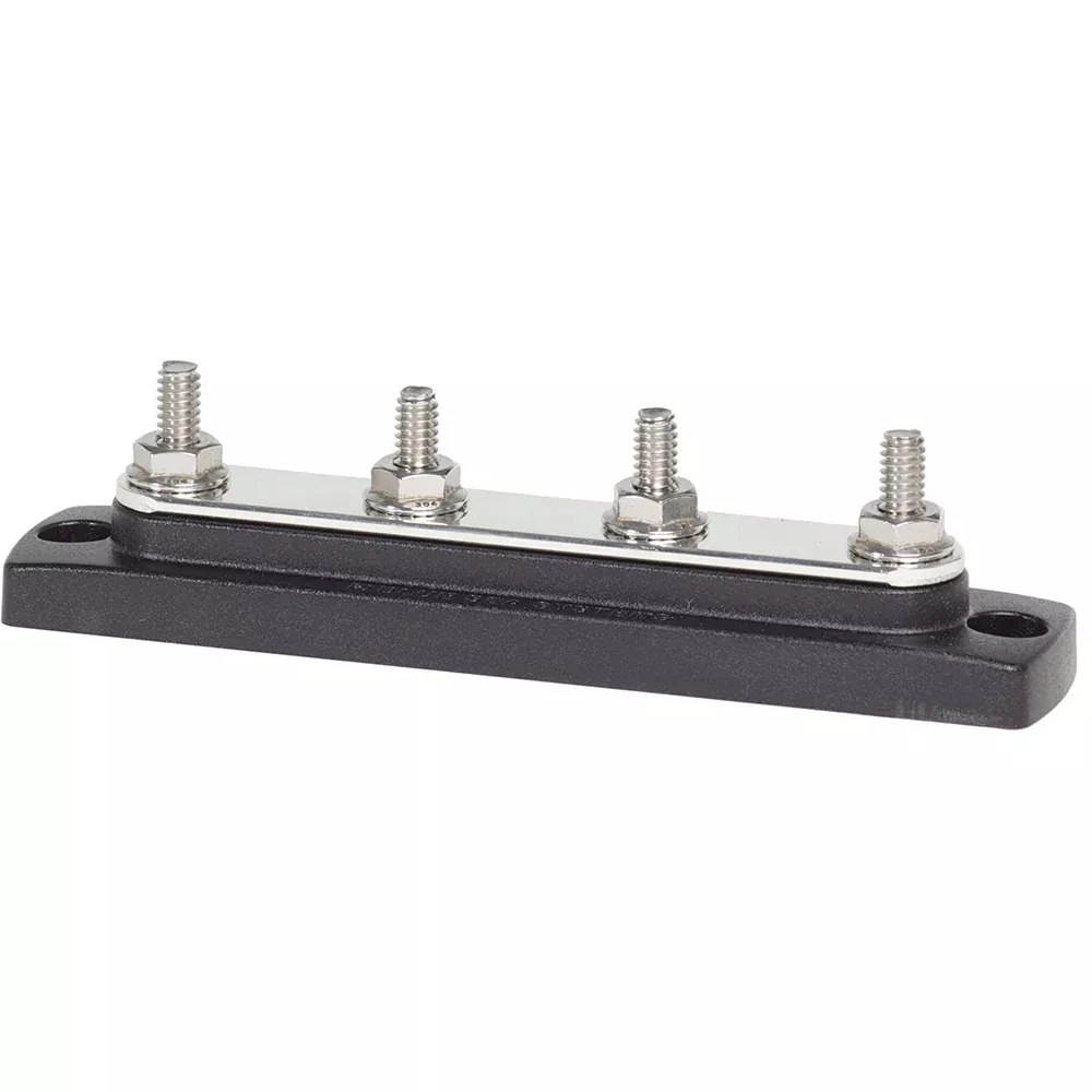 Blue Sea 2303 150AMP Common BusBar 4 x 1/4″ Stud Terminal [2303]