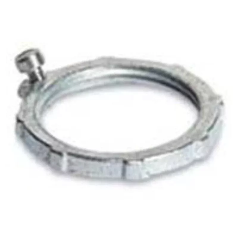 Bonding Locknut. Size: 4″. Material: Zinc Plated Steel By Appleton APPGL400