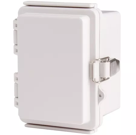 Boxco BC-AGP-091208 Enclosure, 90x120x85, Solid Gray Hinged Lid, ABS Plastic