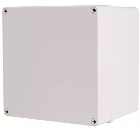 Boxco BC-AGS-202016 Enclosure, 200x200x160, Solid Gray Screw Cover, ABS Plastic