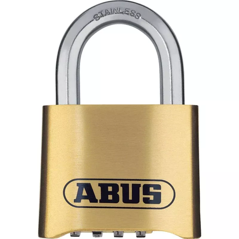 Brass Weatherproof Combination Lock, 1″ Shackle Clearance By Abus 15812