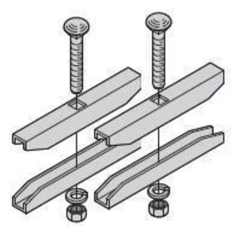 Butt Splice Kit, Steel, Zinc Finish, Black By Ortronics P820127HB