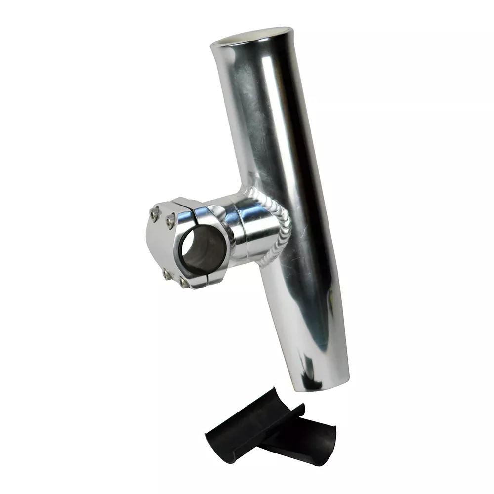 C.E. Smith Adjustable Mid Mount Rod Holder Aluminum 1.66″ or 1-1/2″ w/SleeveHex Key [53772]