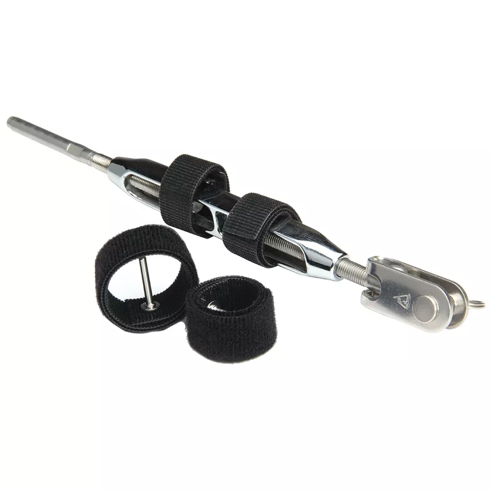 C. Sherman Johnson Wrap Pins HookLoop Pin Locking Devices f/Open Body Turnbuckles 1/4″ – 2-Pack [WRAPC2-P]