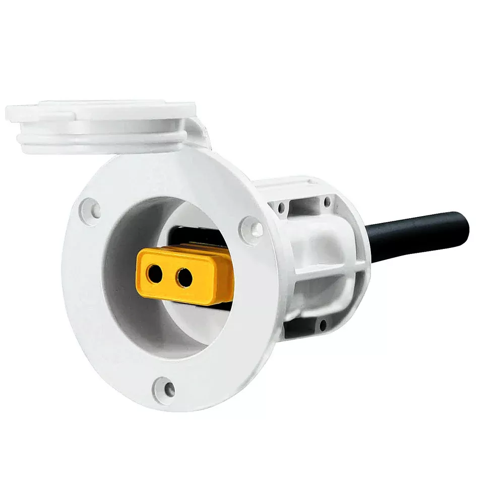 Cannon Flush Mount Power Port – White [1903013]
