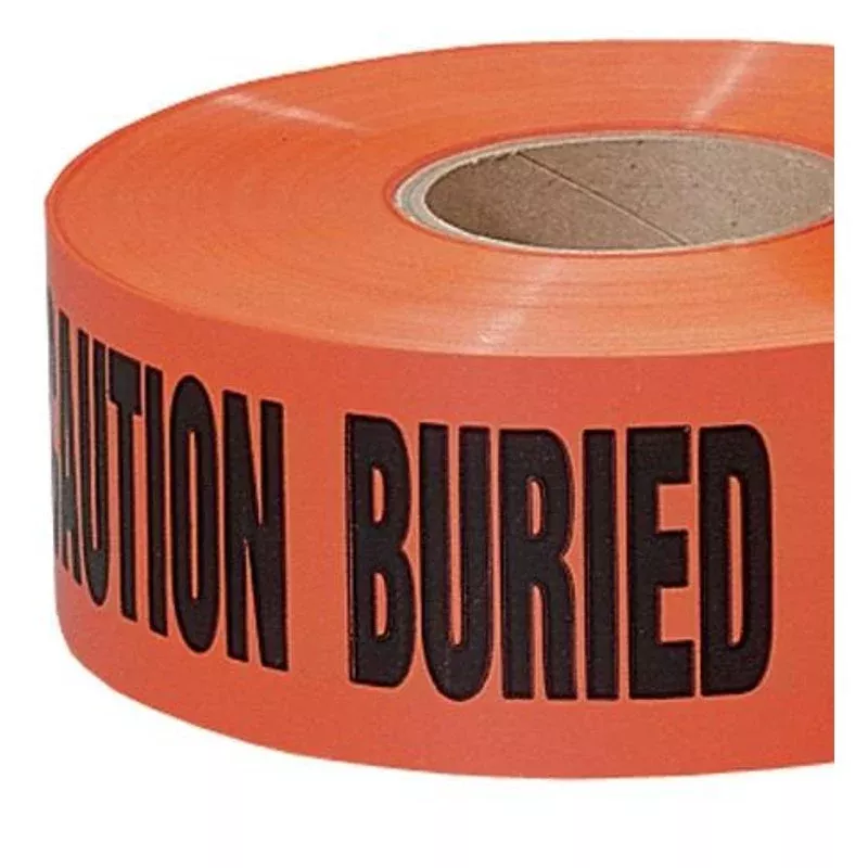 “Caution Buried Electric Line” Underground Tape, 3″ x 1000′ By 3M 302-R-3X1000FT
