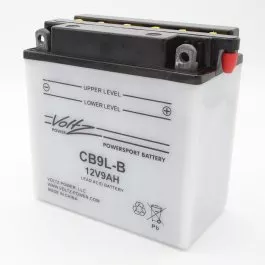 CB9L-B Power Sports Battery, with Acid
