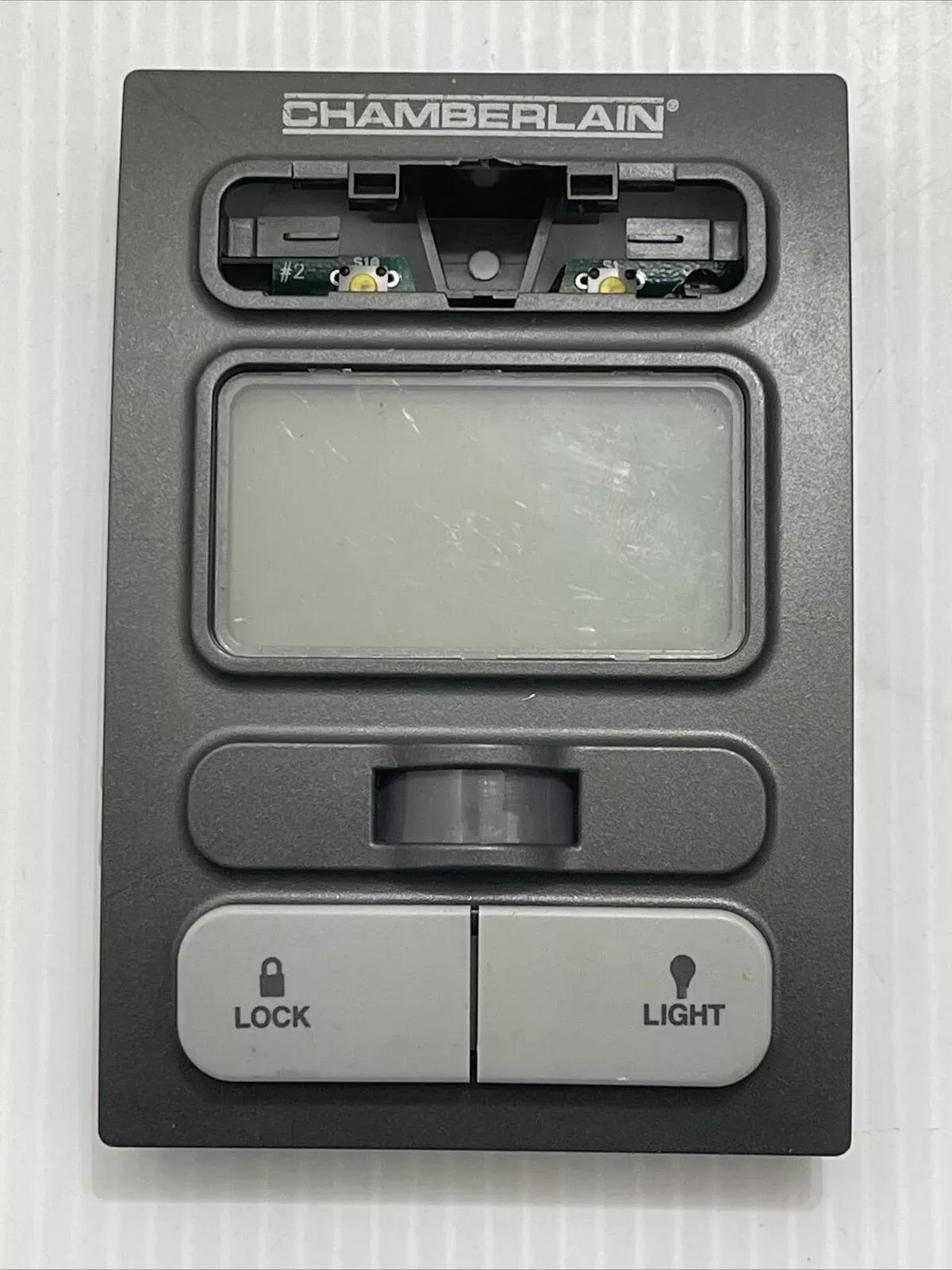 Chamberlain 41A6318 Garage Door Multi Function Wall Button Console – NO BUTTON