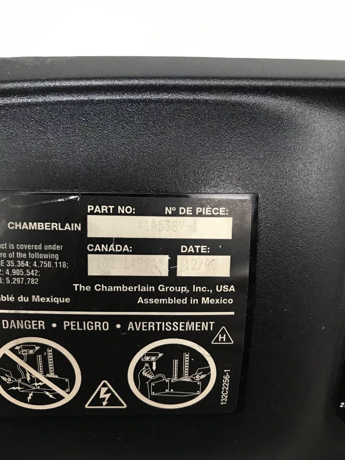 Chamberlain Liftmaster 41A5389-1 Receiver Logic Circuit Red Learn – BOARD ONLY!