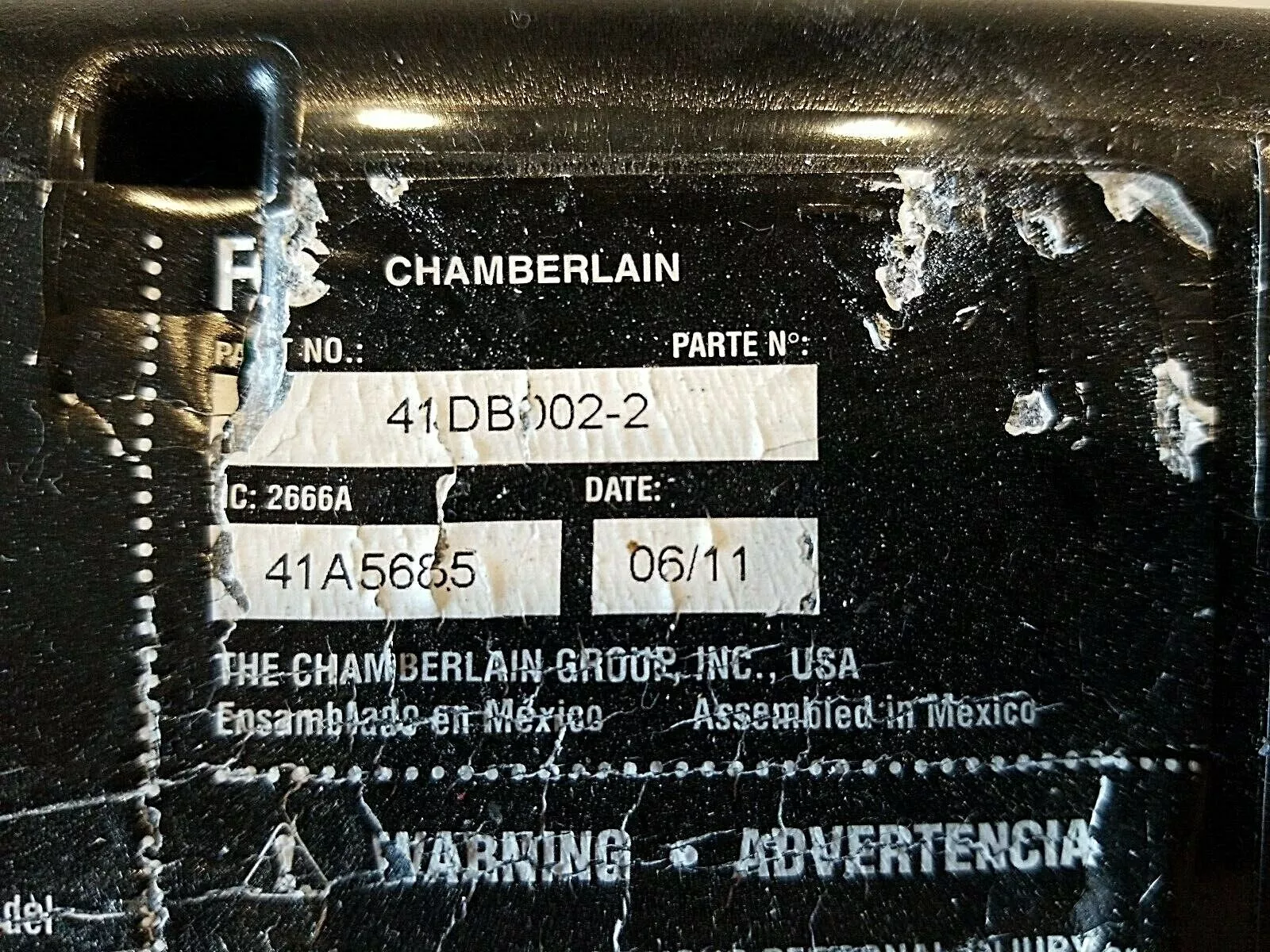 Chamberlain Liftmaster 41DB002-2 Circuit Board Purple Learn Button – BOARD ONLY!
