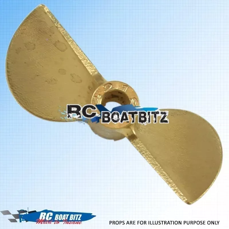 CNC bronze 42mm 2 blade prop 4219