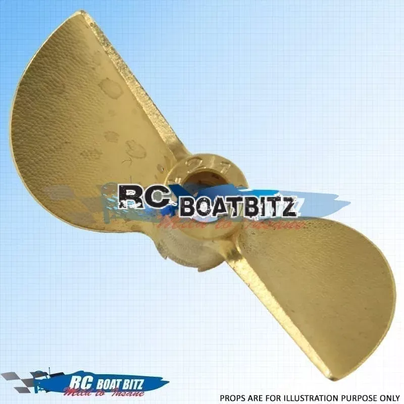 CNC bronze 42mm 2 blade prop 4219R