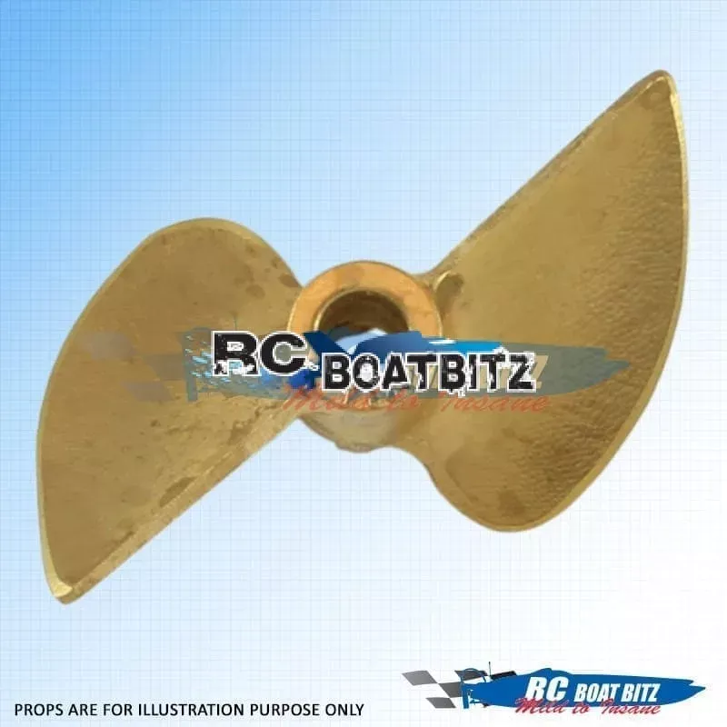CNC bronze 47mm 2 blade prop 4714R