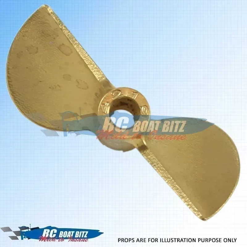 CNC bronze 48mm 2 blade prop 4816