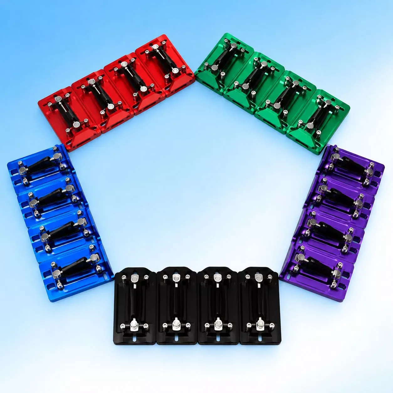 CNC Dual trim tabs 60mm x 50mm for Traxxas Spartan DT60