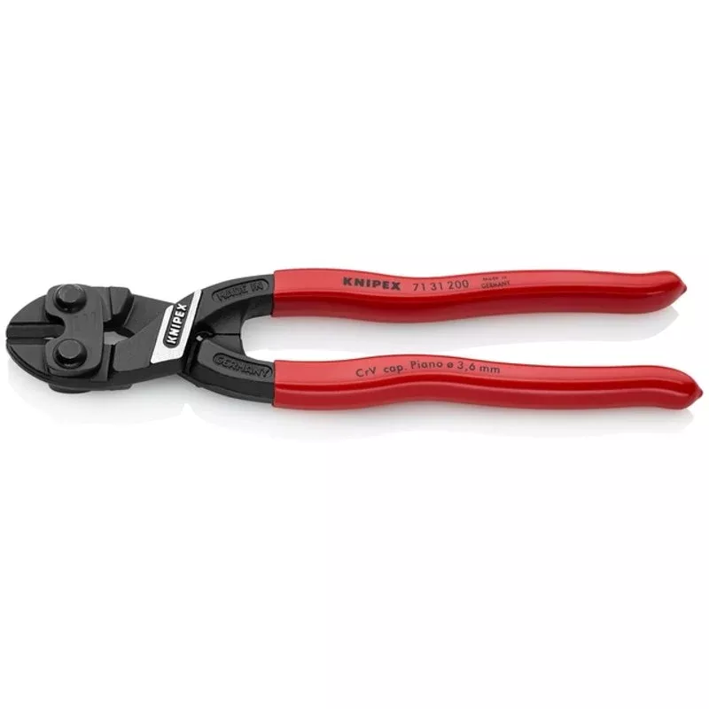 CoBolt High Leverage Compact Bolt Cutters-Notched Blade By Knipex 71 31 200 SBA