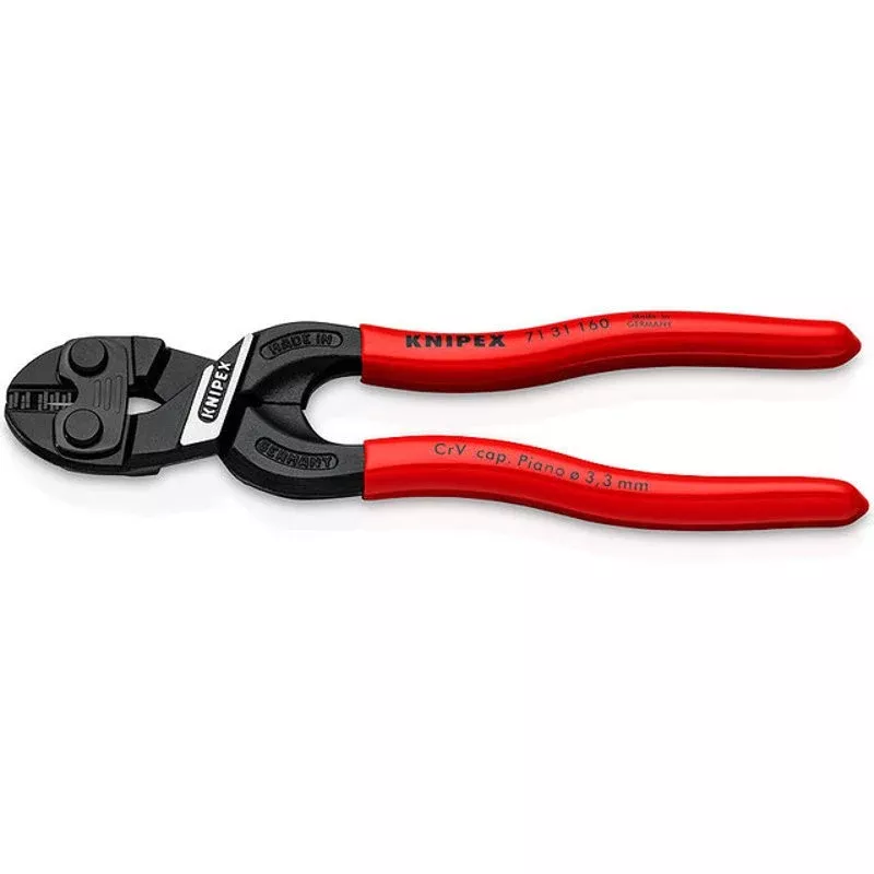 CoBolt S Compact Bolt Cutters-Notched Blade By Knipex 71 31 160 SBA