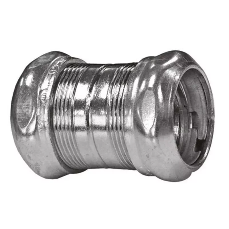 Compression Coupling, Diameter 2-1/2″, Raintight, Steel/Zinc 6250GSR