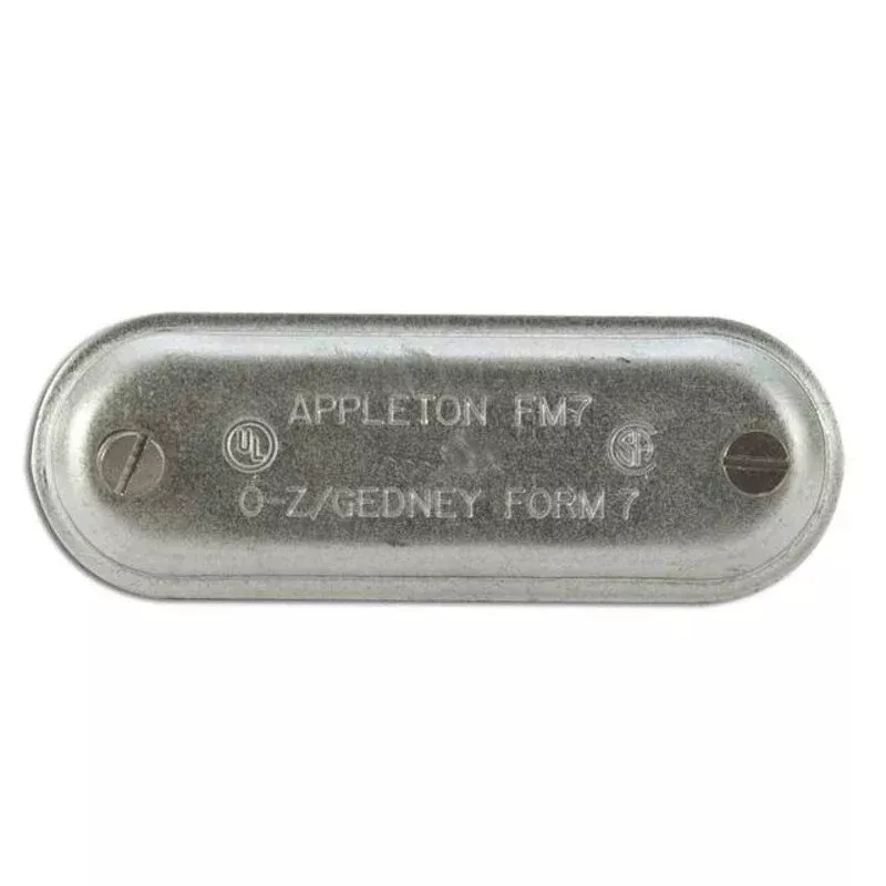 Conduit Body Cover, 1/2″, Form 7, Steel By Appleton APP170