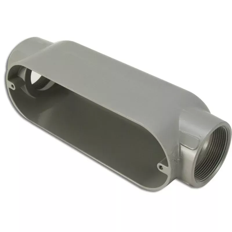 Conduit Body, Type: C, Size: 1-1/4", Form 85, Aluminum By Appleton C125-A