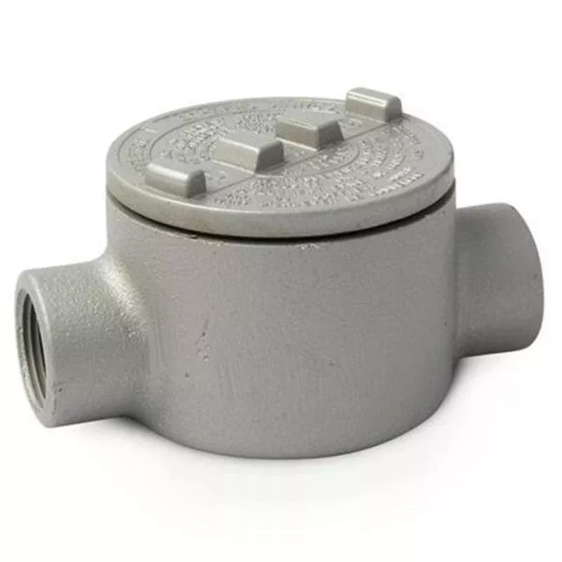 Conduit Outlet Box, Type GRC, (2) 3/4″ Hubs, Malleable By Appleton GRC75