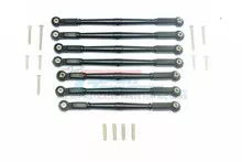 (D) ALUMINUM ADJUSTABLE UPPER & LOWER SUSPENSION LINKS -20PC SET