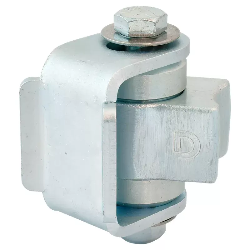D&D Technologies Shut It BadAss CI3000R Center-Mount, Weld-On Individual Plain Hinge for Round Posts