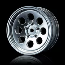 [D] Flat silver 58H 1.9″ crawler wheel (+5) (4)