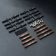 [D] MST 210537BN CMX Alum. link set (252mm) (brown)