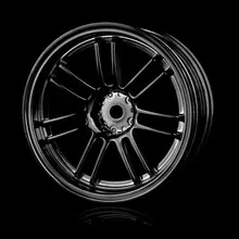 [D] MST Silver Black RE30 Wheel (+5) (4pcs/pack)