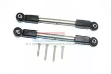 (D) STAINLESS STEEL FRONT TURNBUCKLE FOR STEERING (W.BALLENDS) -6PC SET